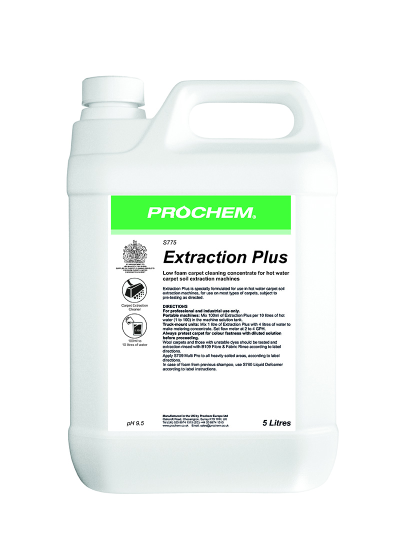 Prochem Extraction Plus Low Foam Carpet Cleaning Concentrate - 5L